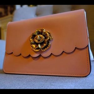 Authentic Coach Tea Rose Turnlock Bowery Crosbody